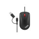 Lenovo ThinkPad Compact - Mouse - per destrorsi e per sinistrorsi - ottica - 4 pulsanti - cablato -