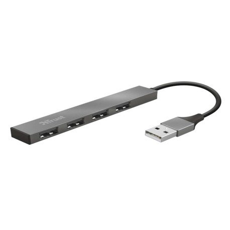 Hub Mini 4 porte Halyx - alluminio - Trust