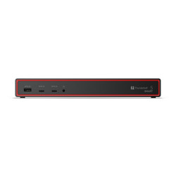 Lenovo ThinkPad Thunderbolt 5 Smart Dock 7500, Cablato, Thunderbolt 5, 180 W, 2500 Mbit/s, Nero, Eclipse Black