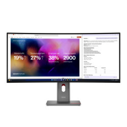 Lenovo ThinkVision P40WD-40, 100,8 cm (39.7"), 5120 x 2160 Pixel, WUHD, LED, 6 ms, Nero