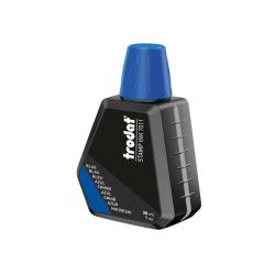 Inchiostro 7011 per timbro in gomma - 28 ml - blu - Trodat