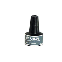 Inchiostro per cuscinetti - a base d'olio - 30 gr - nero - Viva