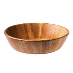 Insalatiera - 25 x 9 cm - legno di acacia - Leone