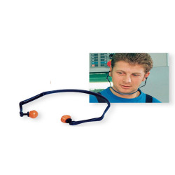 Inserti auricolari con archetto 1310 - SNR 26 dB - blu/arancio - 3M