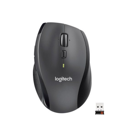 Logitech Marathon M705 - Mouse - per destrorsi - laser - senza fili - 2.4 GHz - ricevitore wireless