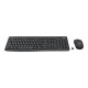 Logitech MK295 Silent - Set mouse e tastiera - senza fili - 2.4 GHz - Portoghese - grafite
