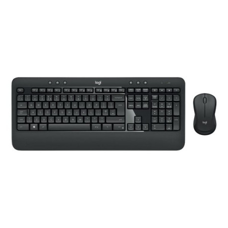 Logitech MK540 Advanced - Set mouse e tastiera - senza fili - 2.4 GHz - QWERTY - Spagnola