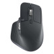 Logitech MX Master 3S, Mano destra, RF senza fili + Bluetooth, 8000 DPI, Grafite