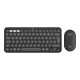 Logitech Pebble 2 Combo - Set mouse e tastiera - senza fili - Bluetooth LE - QWERTY - Spagnola - ton