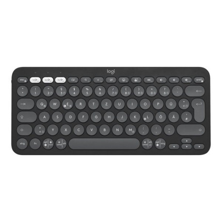 Logitech Pebble Keys 2 K380s - Tastiera - senza fili - Bluetooth LE - QWERTY - italiana - tonal grap