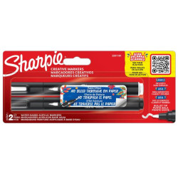 Sharpie - ASTUCCIO 2 MARCATORI CREATIVE MARKERS SHARPIE