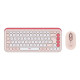 Logitech POP Icon Combo - Set mouse e tastiera - senza fili - Bluetooth LE - QWERTY - italiana - ros