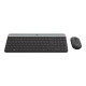 Logitech Slim Wireless Combo MK470 - Set mouse e tastiera - senza fili - 2.4 GHz - QWERTY - italiana