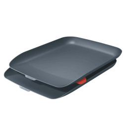 Kit doppia vaschetta portacorrispondenza Cosy - grigio - Leitz