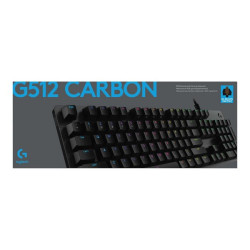 Logitech Gaming G512 - Tastiera - retrolilluminato - USB - QWERTY - italiana - interruttore: GX Brow