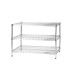 Kit scaffale Archimede - 3 ripiani - 60 x 90 x 90 cm - acciaio cromato - Serena Group