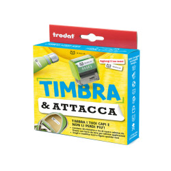 Kit Timbra&Attacca - per stampa su tessuti/etichette - Trodat
