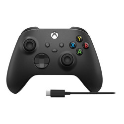 Microsoft Xbox Wireless Controller + USB-C Cable - Game pad - senza fili - Bluetooth - per PC, Micro