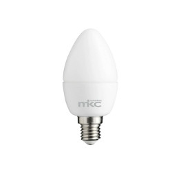 Lampada - Led - candela - 5,5W - E14 - 3000K - luce bianca calda - MKC