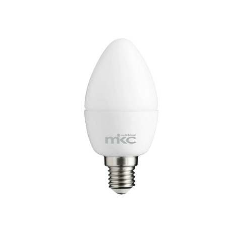Lampada - Led - candela - 5,5W - E14 - 4000K - luce bianca naturale - MKC