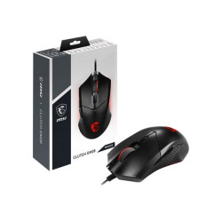 MSI Clutch GM08 - Mouse - per destrorsi e per sinistrorsi - ottica - 6 pulsanti - cablato - USB - ne