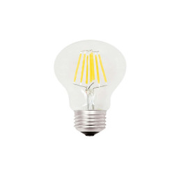 Lampada - Led - goccia - A60 - a filamento - 8W - E27 - 3000K - luce bianca calda - MKC