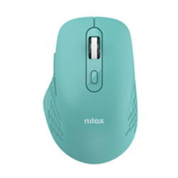 Nilox RATON DUAL WIRELESS 1600 DPI VERDE, Ottico, Bluetooth + USB Type-A, 1600 DPI, Ciano