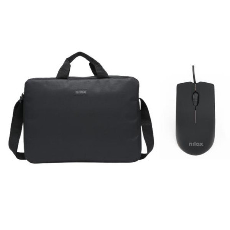 NILOX TECH - Borsa Laptop 15,6+Mouse USB 1000 DPI