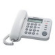 Panasonic KX-TS560EX1W - Telefono con filo con ID chiamante