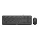Philips 2000 series SPT6207B - Set mouse e tastiera - plug and play, multimedia shortcuts, silent de