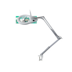 Lampada Zoom - a led - con lente di ingrandimento - 7,7 W - bianco - Unilux