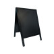 Lavagna a cavalletto - 54,5 x 85 x 44 cm - nero - Securit