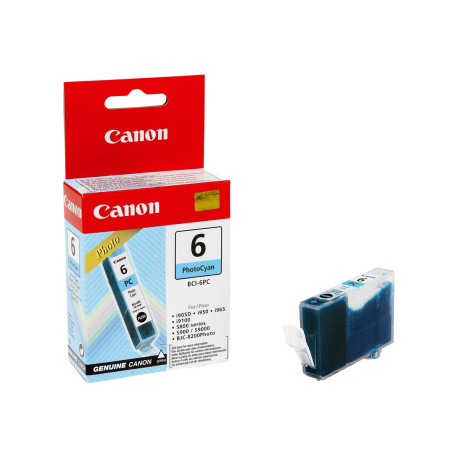 Canon BCI-6 - Ciano - originale - cartuccia di stampa (foto) - per i90X, 96X, 990, 99XX- PIXMA IP3000, IP4000, iP5000, iP6000, 