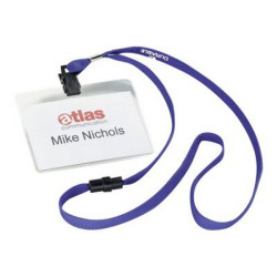 DURABLE - Badge per il nome - per 60 x 90 mm - trasparente (pacchetto di 10)
