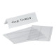 DURABLE - Badge per il nome - per scrivania - per 61 x 210 mm - trasparente (pacchetto di 10)