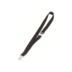 DURABLE - Laccio da collo per badge - nero (pacchetto di 10) - per P/N: 8003-19, 8005-19, 8106-19, 8112-19, 8113-19, 8118-03, 8
