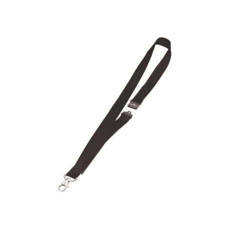 DURABLE - Laccio da collo per badge - nero (pacchetto di 10) - per P/N: 8003-19, 8005-19, 8106-19, 8112-19, 8113-19, 8118-03, 8