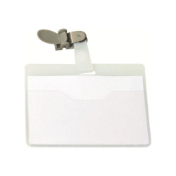 DURABLE - Porta badge - per 60 x 90 mm - clip - trasparente (pacchetto di 25)