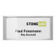 DURABLE CLASSIC - Porta badge - per 34 x 74 mm - clip, spilla - argento (pacchetto di 10)