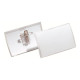 DURABLE CLICK FOLD - Badge per il nome - per 54 x 90 mm - clip, spilla - trasparente (pacchetto di 25)