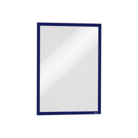 DURABLE DURAFRAME - Portadocumenti - montato su superficie - per A3 - fronte e retro - blu scuro (pacchetto di 2)
