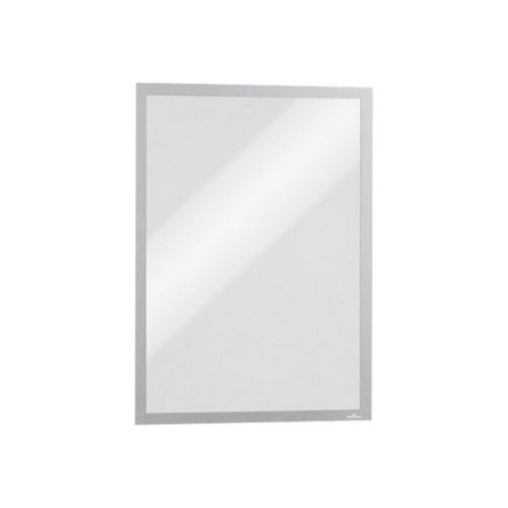 DURABLE DURAFRAME MAGNETIC - Portadocumenti - per A3 - magnetica - argento metallizzato (pacchetto di 5)