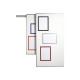 DURABLE DURAFRAME MAGNETIC - Portadocumenti - per A4 - magnetica - nero (pacchetto di 5)