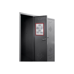 DURABLE DURAFRAME MAGNETIC - Portadocumenti - per A4 - magnetica - rosso (pacchetto di 5)