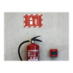 DURABLE DURAFRAME SECURITY - Portadocumenti - per A4 - fronte e retro - rosso/bianco (pacchetto di 2)