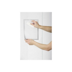 DURABLE DURAFRAME SUN - Portadocumenti - per A4 - fronte e retro - argento (pacchetto di 2)