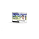 DURABLE PUSHBOX TRIO - Porta badge - per 54 x 87 mm - fronte e retro - trasparente (pacchetto di 10)