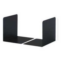 DURABLE S - Fermalibro - acciaio - nero (pacchetto di 2)