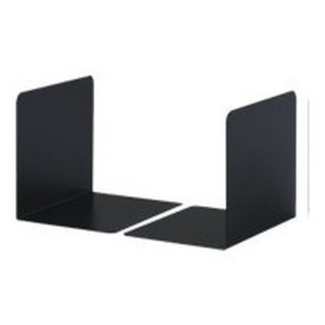 DURABLE S - Fermalibro - acciaio - nero (pacchetto di 2)