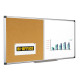 Lavagna combinata - 90 x 120 cm - bianco/sughero - Bi-Office